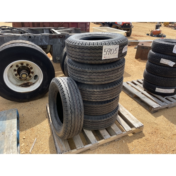 (7) DEESTONE 9.50-16.5 TIRES