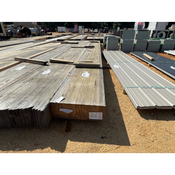 LAMINATED WOOD BEAMS, 8" X 24" X 30'