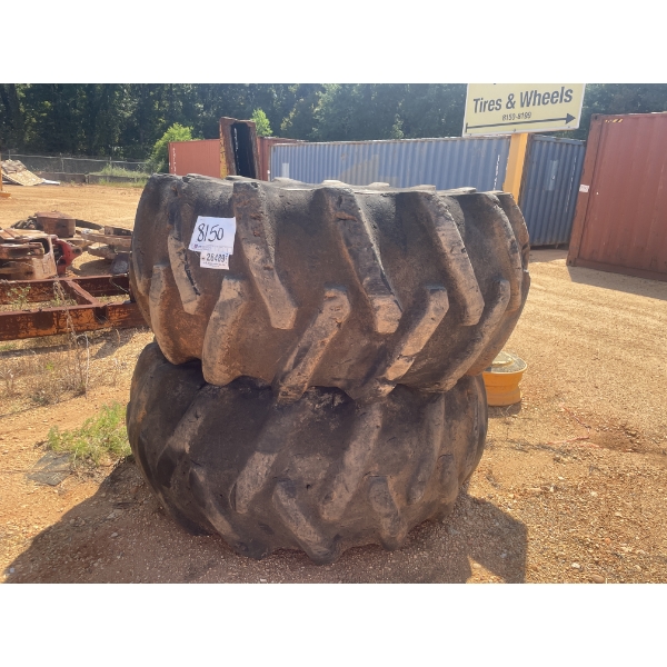 (2) SKIDDER TIRES W/ RIMS