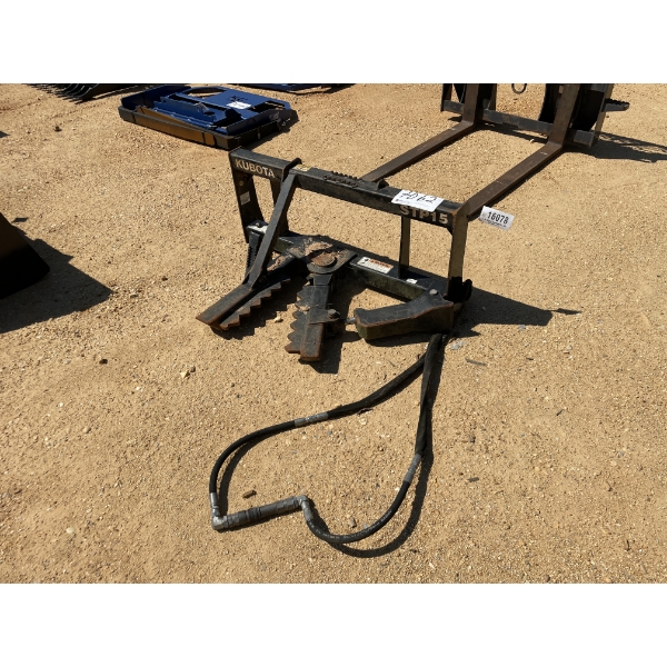TREE & STUMP PULLER, fits skid steer loader