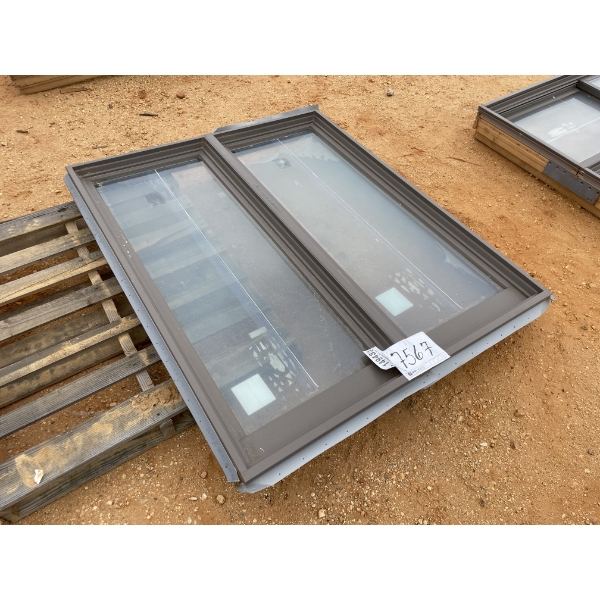 WOOD FRAME WINDOW, APPOX 61"WX51"H