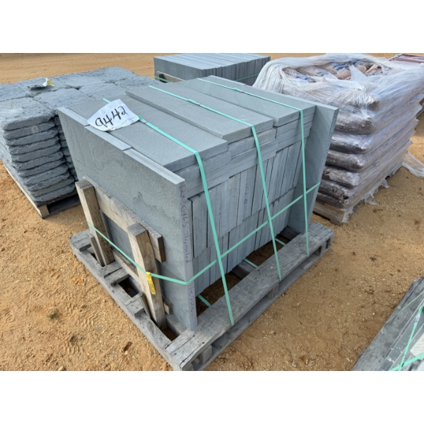 12" x 30" x 1.5" THERMALED BLUE PATTERN PAVERS