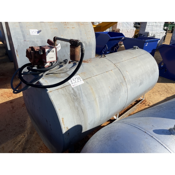FUEL STORAGE TANK AND METER PUMP