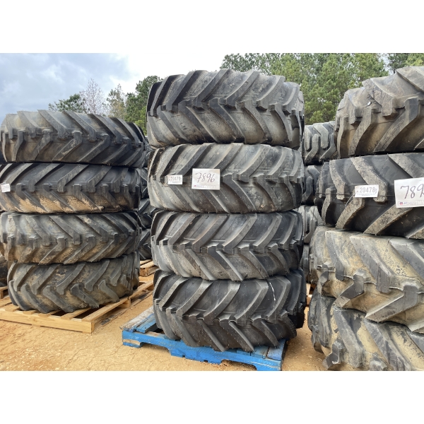 460/70R24 TIRES & RIMS (4 EACH)