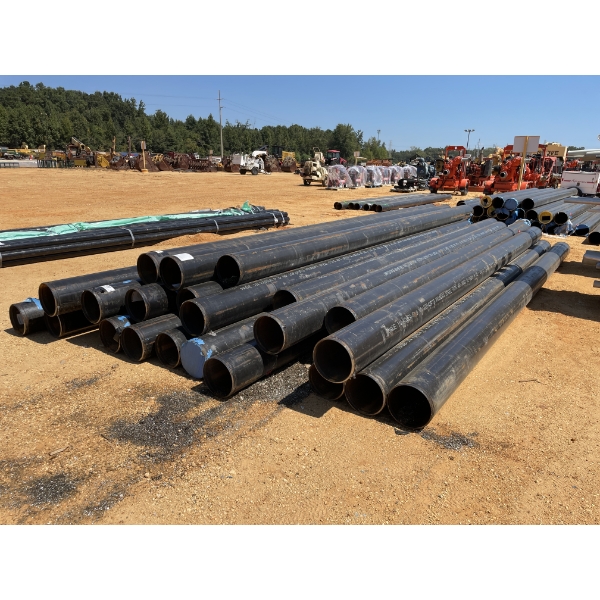 STEEL PIPE, SPEC SL - 0026, 10.750" DIAMETER x 365 x 21', aprox 24 pieces