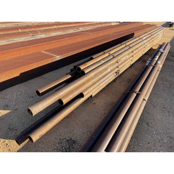 (42) PCS 3 1/2" PIPE, SCH 80, VARIOUS LENGTHS