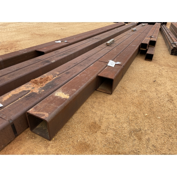 STEEL SQUARE TUBE,  1/2" X  12"SQ, VARIOUS LENGTHS (2)