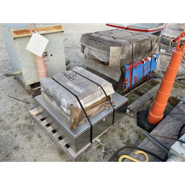 (5) STAINLESS ENCLOSURES