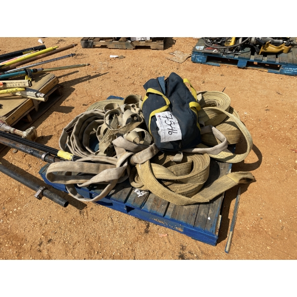 LOADING SLING STRAPS, FIRE HOSE & MISC ITEMS