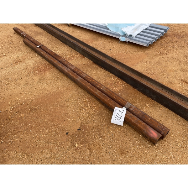 STEEL SQUARE TUBE,  1/2" X 4"SQ, VARIOUS LENGTHS (2) 