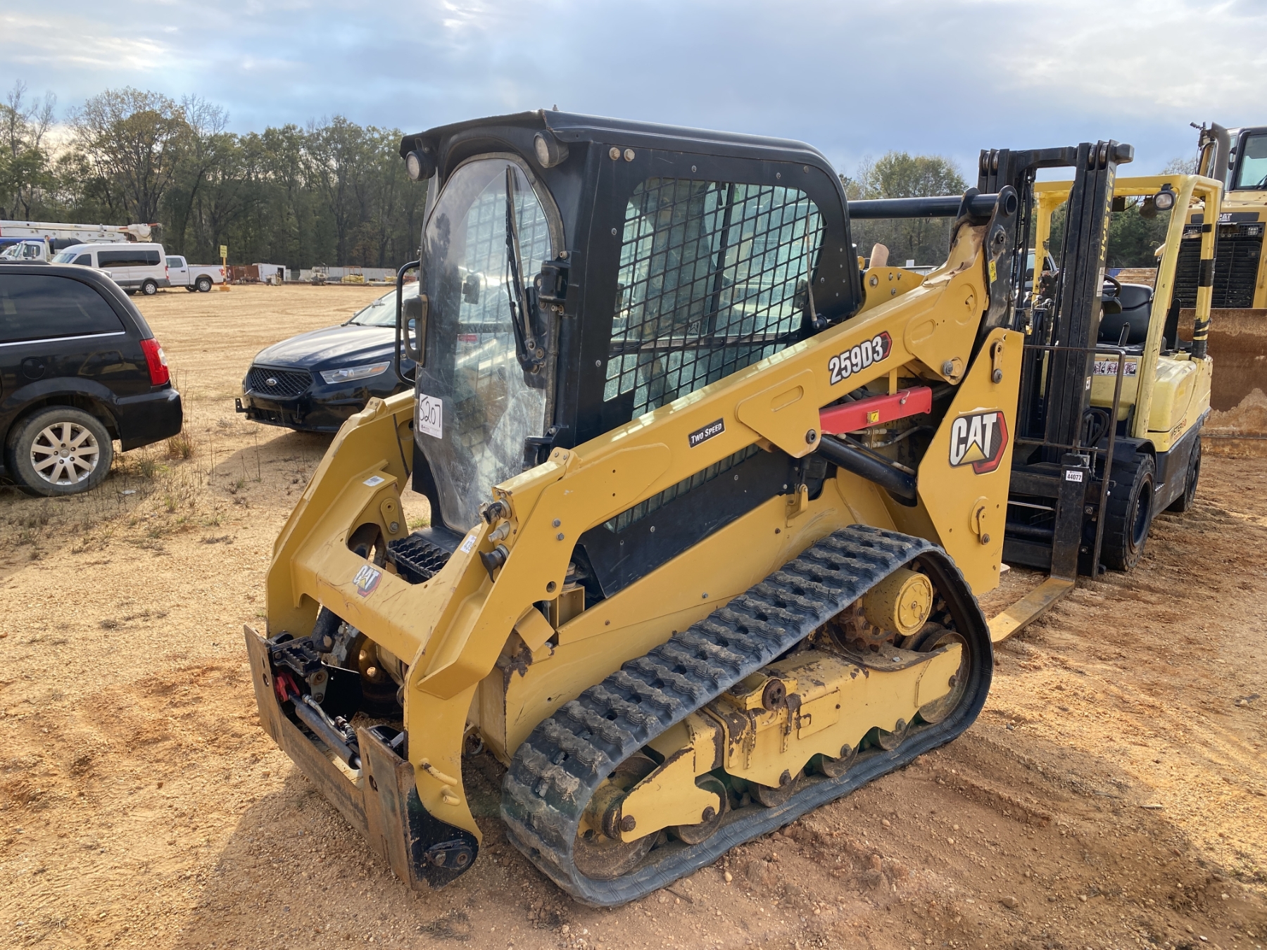 2021 Cat 259d3 Skid Steer Loader Crawler J M Wood Auction Company
