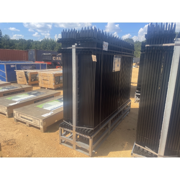 POWDER COATED STEEL FENCING