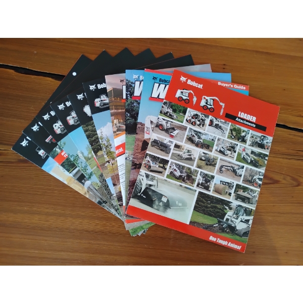 (10) BOBCAT EQUIPMENT BROCHURES