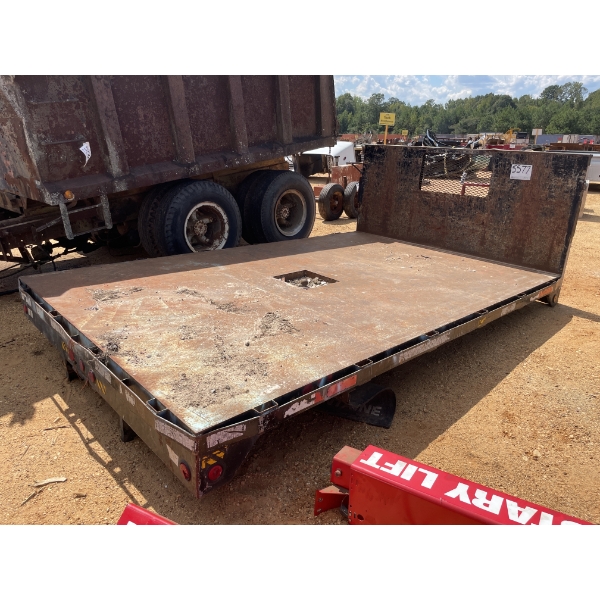FLATBED W/GOOSENECK HITCH, 12'