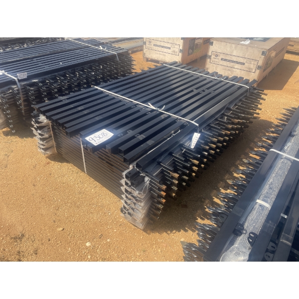 Decorative fence, 14 ea 7'W x 5'H, 14 ea posts