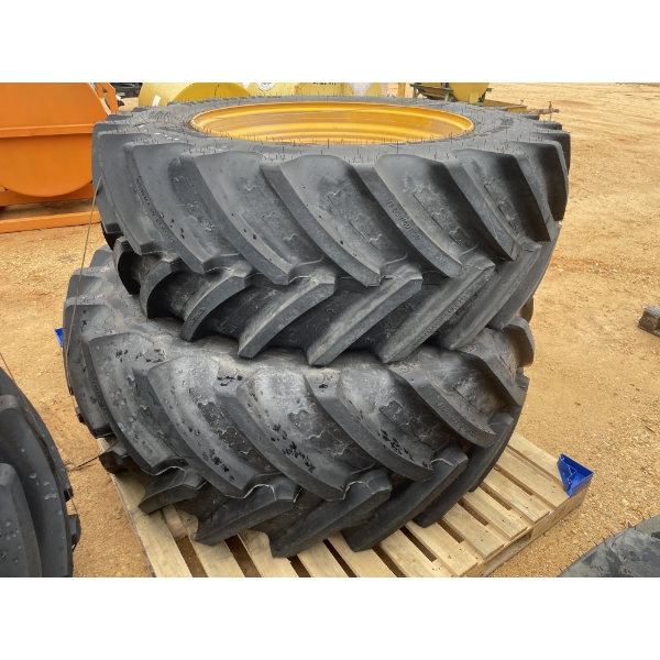 (2) 600/60-38 TIRES W/ RIMS