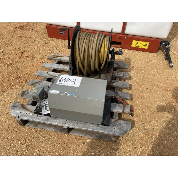 ELECTRIC PUMP W/HOSE AND REEL