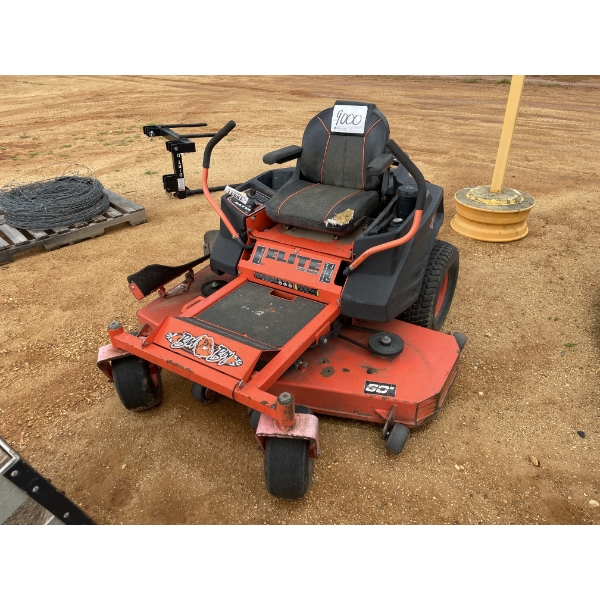 BAD BOYS ZERO TURN MOWER,  ELITE SERIES 60"