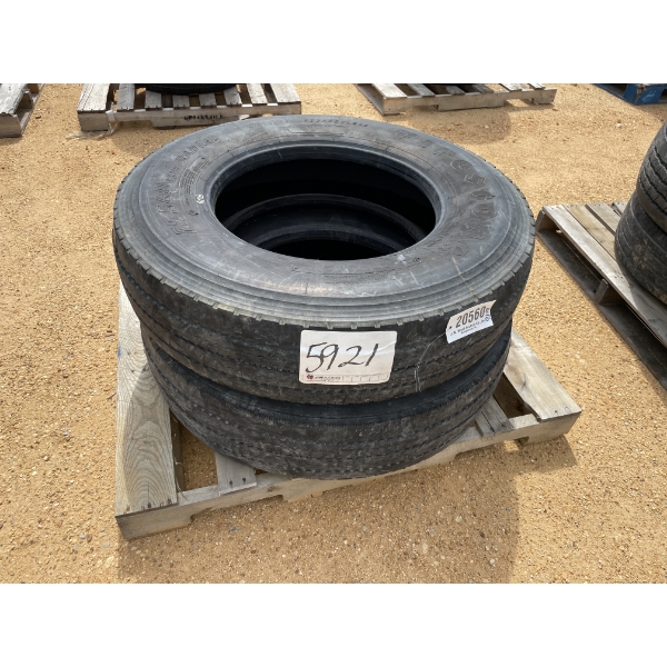 (2) 11R22.5 TIRES