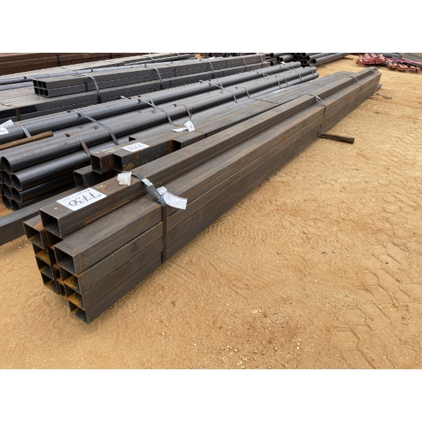 STEEL TUBE- 1/8" X 5" X 4" X 24'-26' (13 PCS)