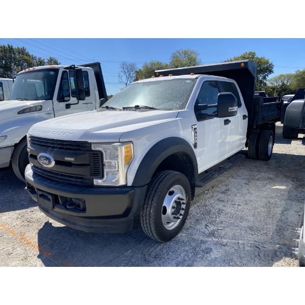 2017 FORD F550 XL Flatbed Dump Truck