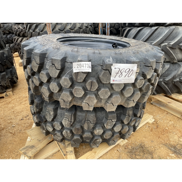 MICHELIN 440/80R28 AIR TIRES & RIMS (2 EACH)