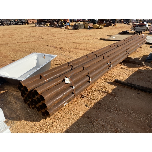 STEEL PIPE- 5" X SCHEDULE 40 X 21' (20 PCS)