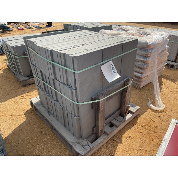 12" x 36" x 1.5" THERMALED BLUE PATTERN PAVERS