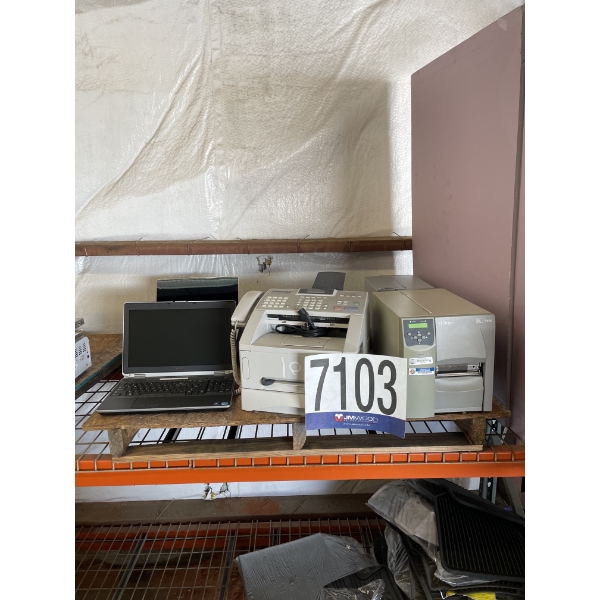 LAPTOPS, FAX MACHINE & BARCODE PRINTER