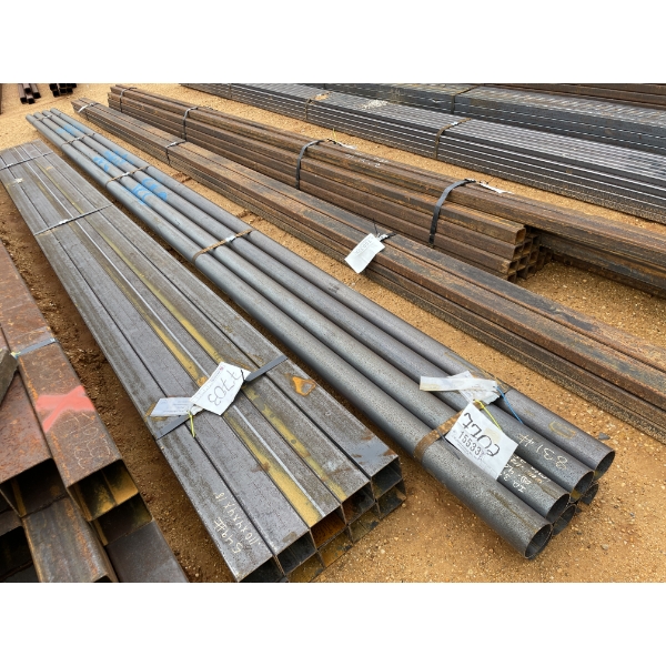STEEL PIPE, 4" SCHEDULE 40 X 25' (7)