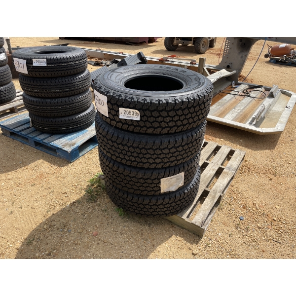 (4) GOODYEAR LT265/75R16 TIRES