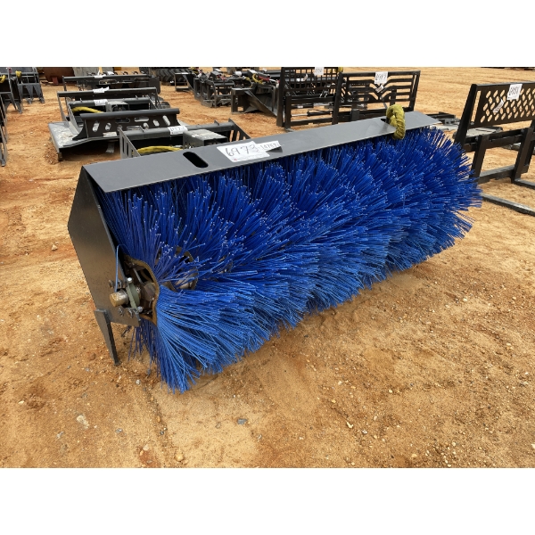 BROOM/SWEEP, 76  MANUAL ANGLE, fits skid steer loader 