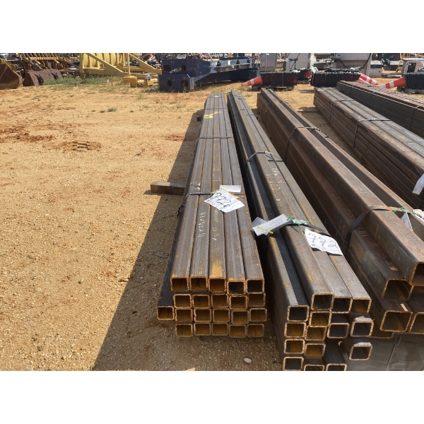 TUBE, 1/4" X 2-1/2" SQUARE X 20' (22 PIECES)