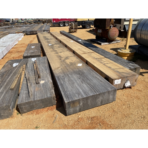 LAMINATED WOOD BEAMS, 10" X 36" X 34'