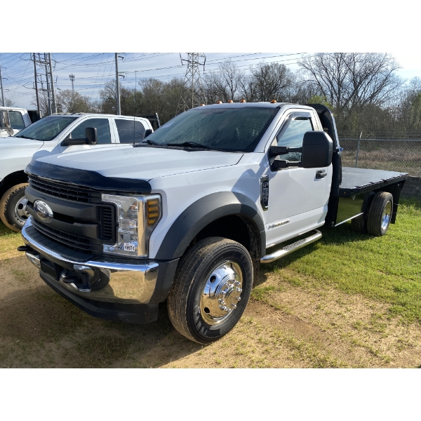 2019 FORD F550 Flatbed Truck