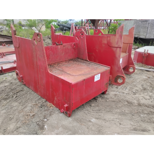 (2) CRANE COUNTERWEIGHTS