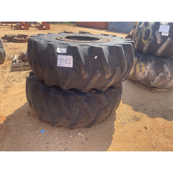 (2) SKIDDER TIRES W/ RIMS
