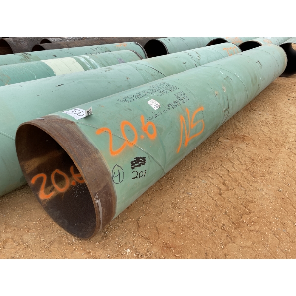 36" X 1/2" X 20' STEEL PIPE