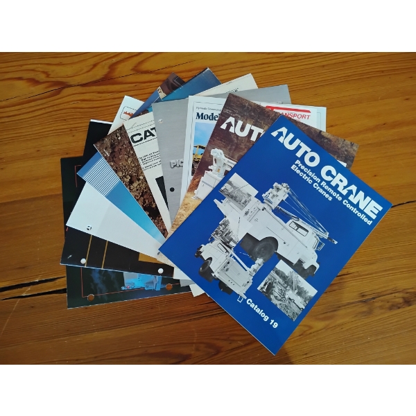(10) VARIOUS EQUIPMENT BROCHURES