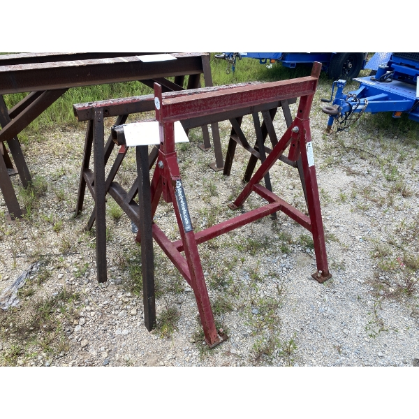(3) STEEL SAW HORSES