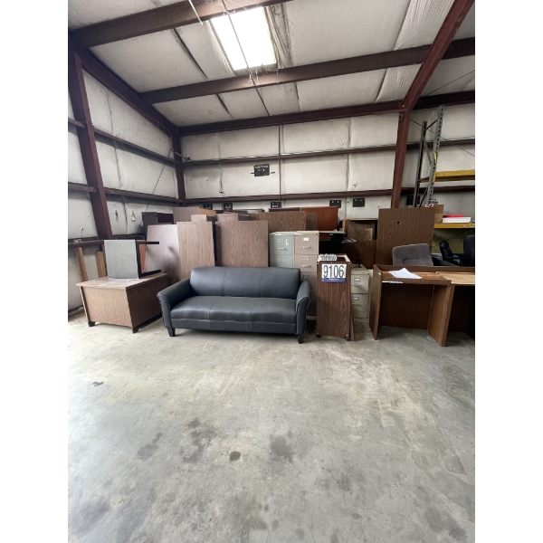 FILE CABINETS, CHAIRS, DESKS & CREDENZAS