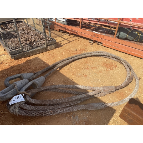 STEEL CABLE LIFT CHOKERS (2) EA