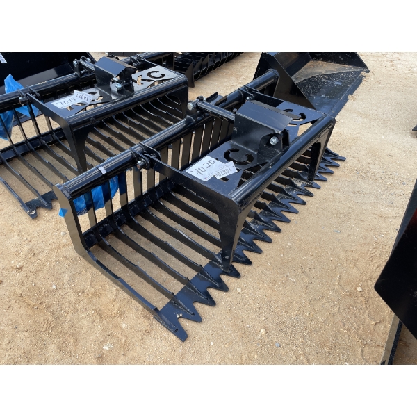 SKELETON GRAPPLE BUCKET, 76"W, fits skid steer loader