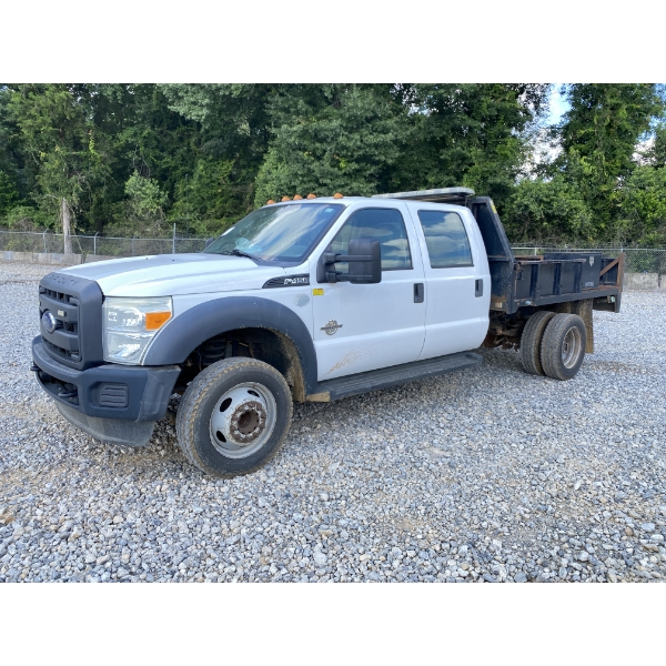 2015 FORD F450 XL Flatbed Dump Truck