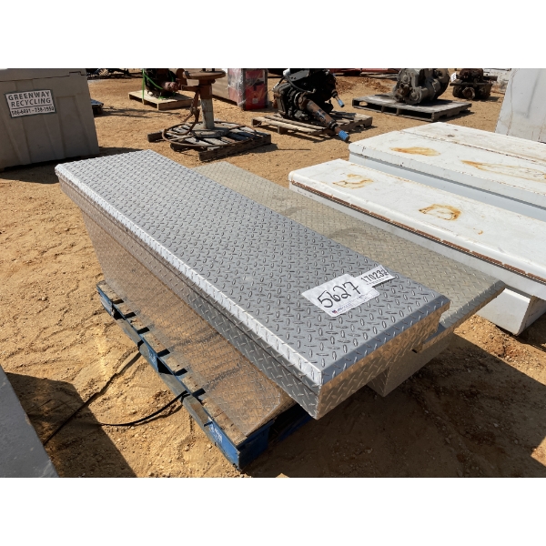 (2) DIAMOND PLATE TOOL BOXES