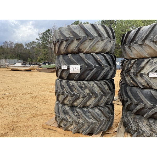 460/70R24 TIRES & RIMS (4 EACH)