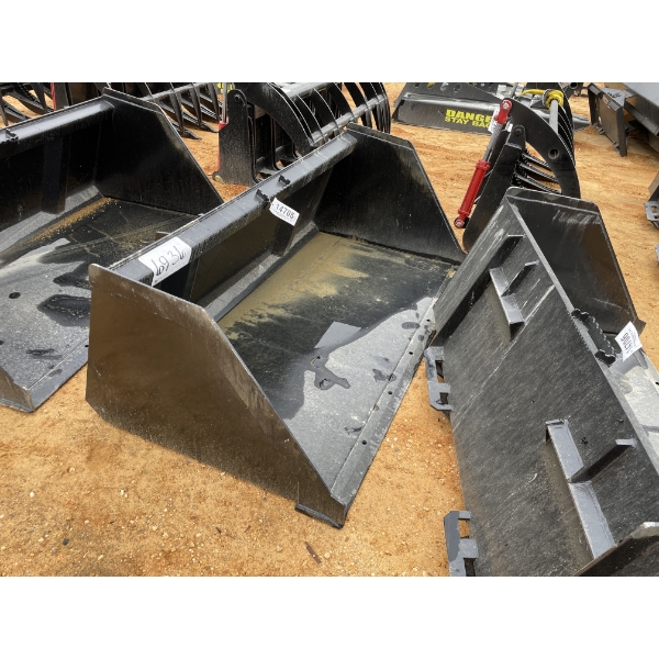 DEBRIS BUCKET, 72" W, fits skid steer loader