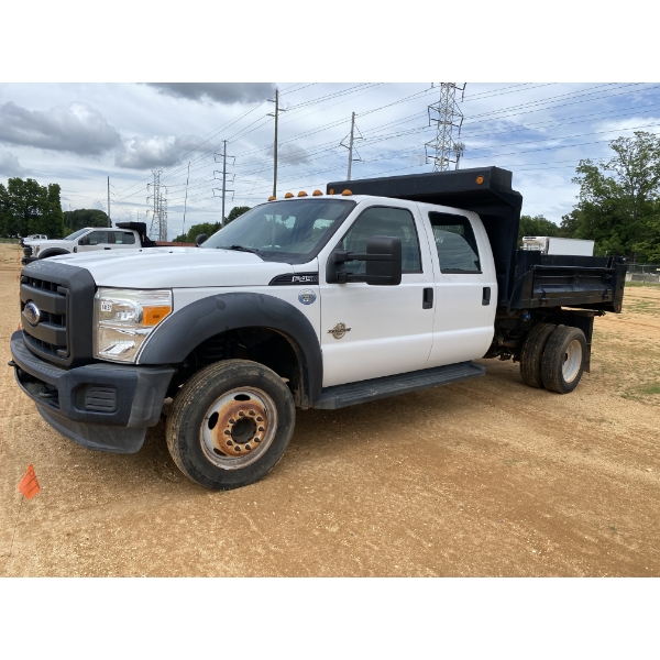 2016 FORD F450 XL Flatbed Dump Truck
