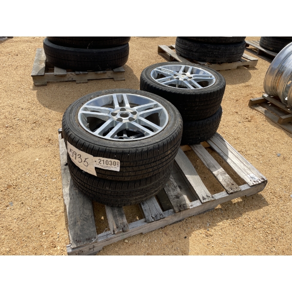 205/5OR17 TIRES & RIMS