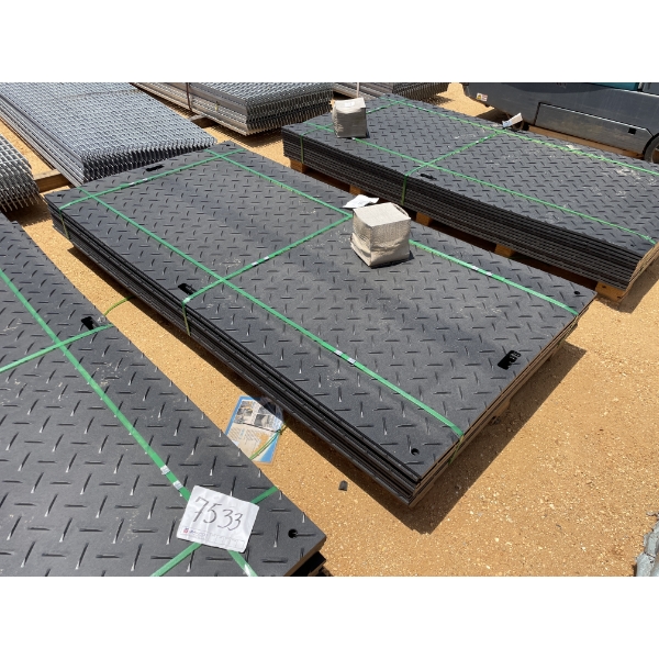 (12) POLYETHYLENE GROUND PROTECTION MATS